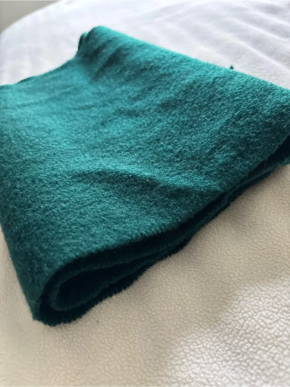 100% Green Cashmere Scarf
